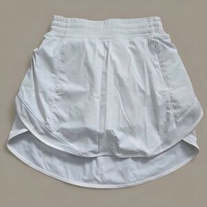 Lululemon Hotty Hot High-Rise Skirt Long White Skort Women’s Size 2